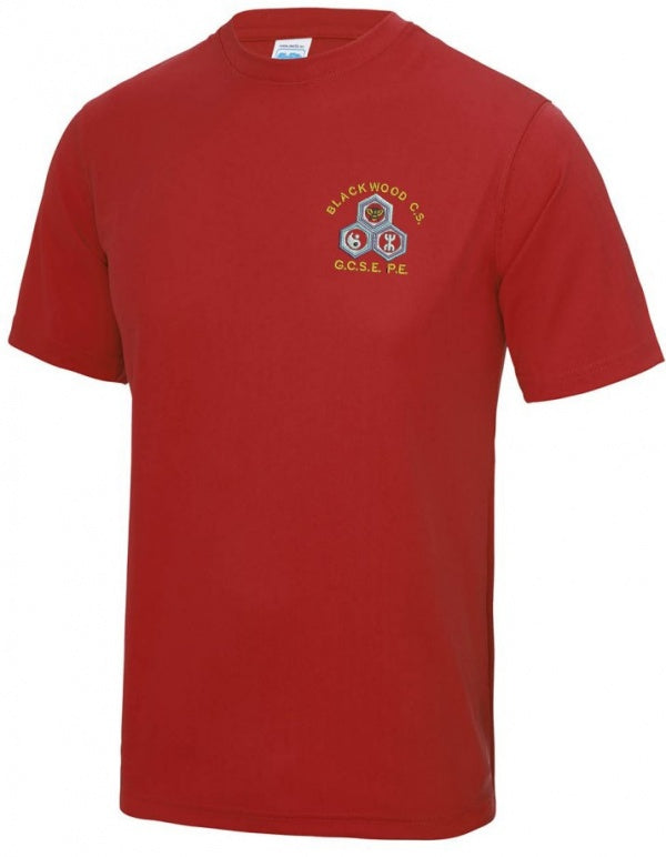 Blackwood Comprehensive GSCE PE TSHIRT RED