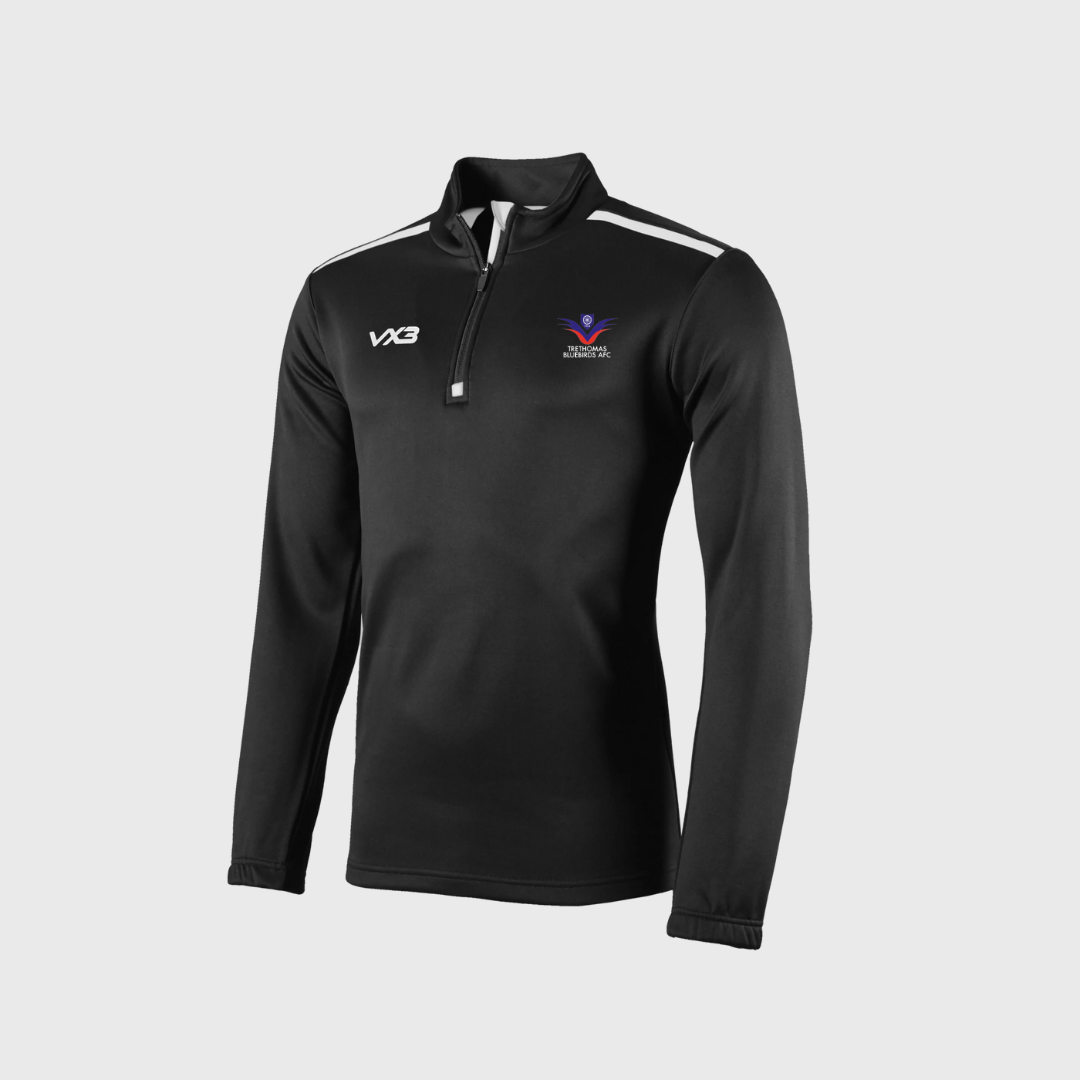 Trethomas Bluebirds AFC Coaches Midlayer Black