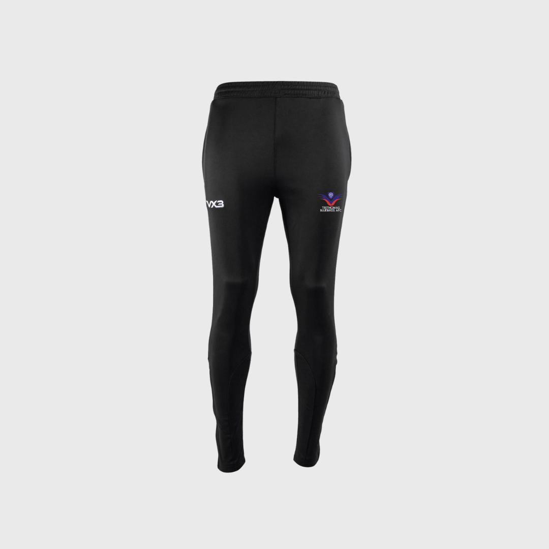 Trethomas Bluebirds AFC Coaches Skinny Pants Black