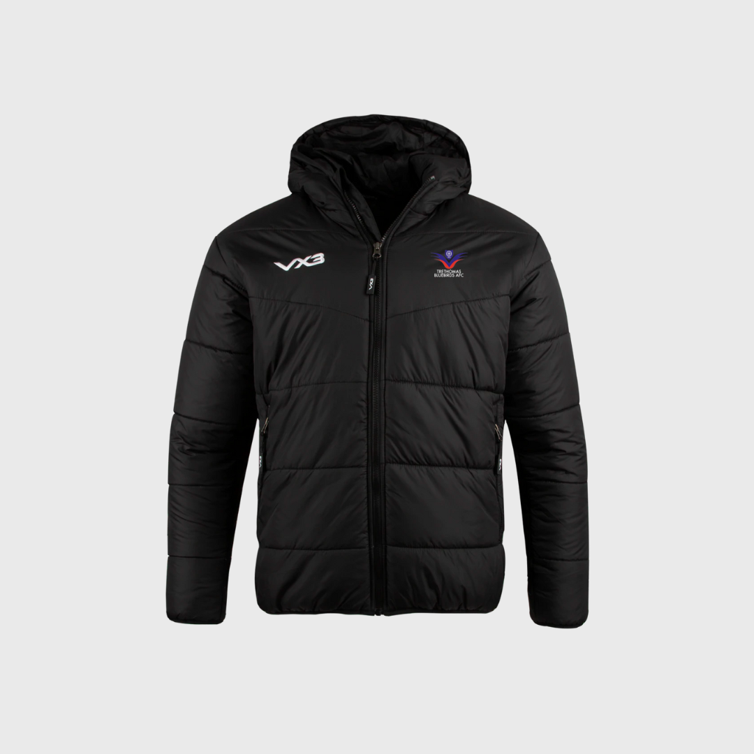 Trethomas Bluebirds AFC Quilted Jacket