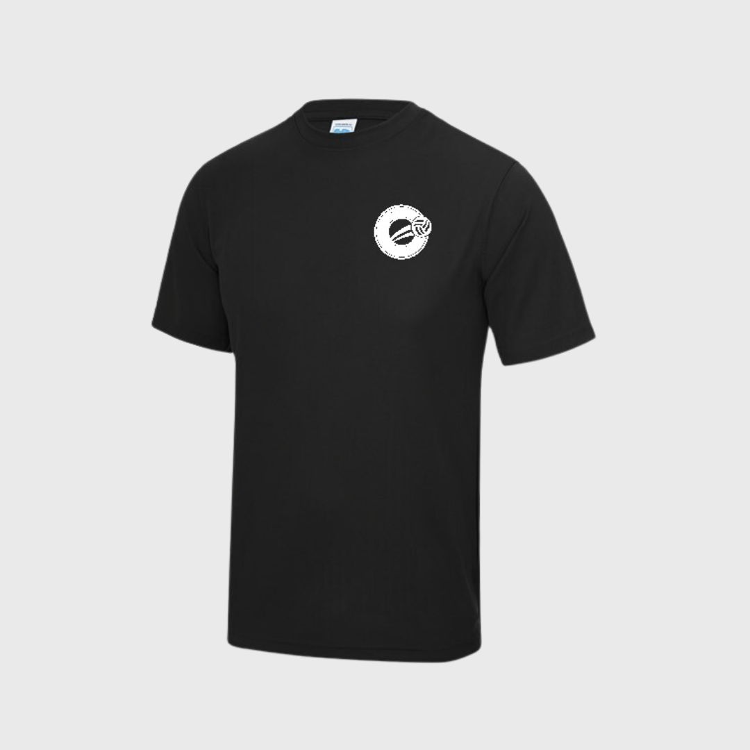 Pengam Netball T-shirt - Black (Kids)