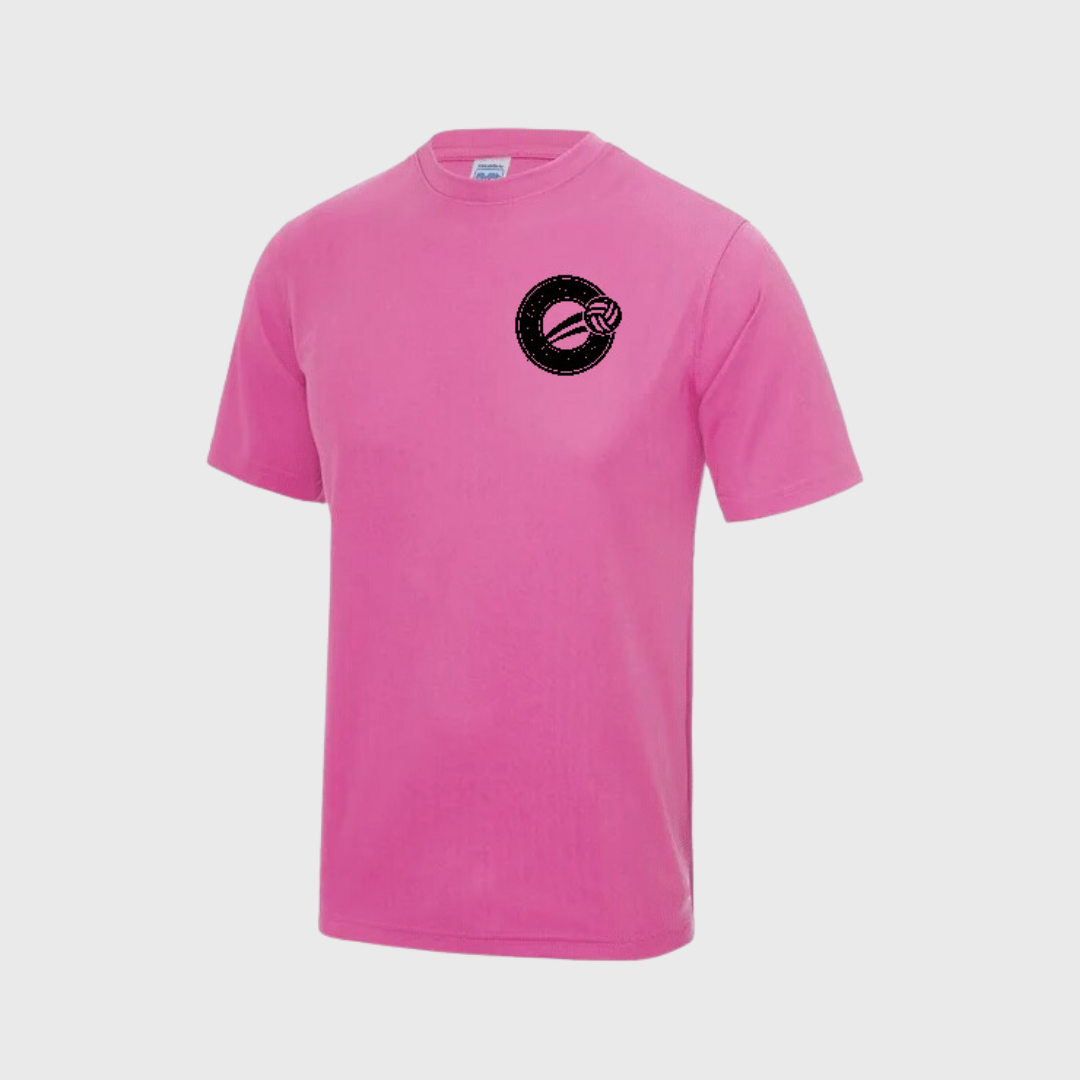 Pengam Netball T-shirt - Electric Pink