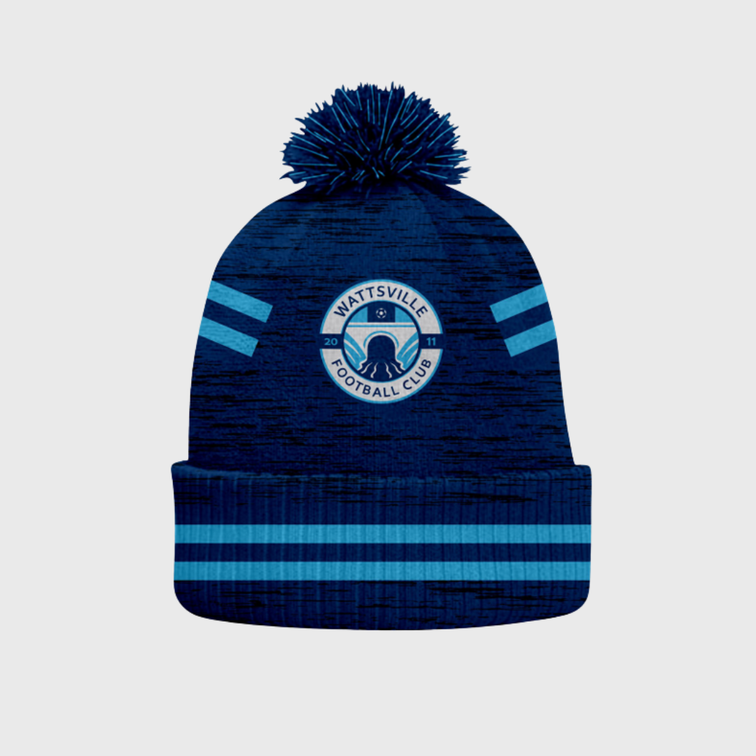Wattsville FC Bobble Hat - Blue