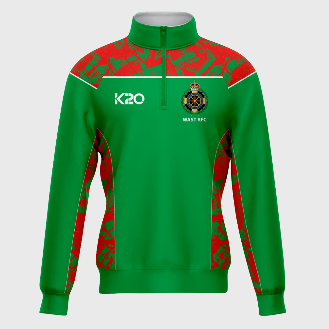 Welsh Ambulance RFC - 1/4 zip (Green)