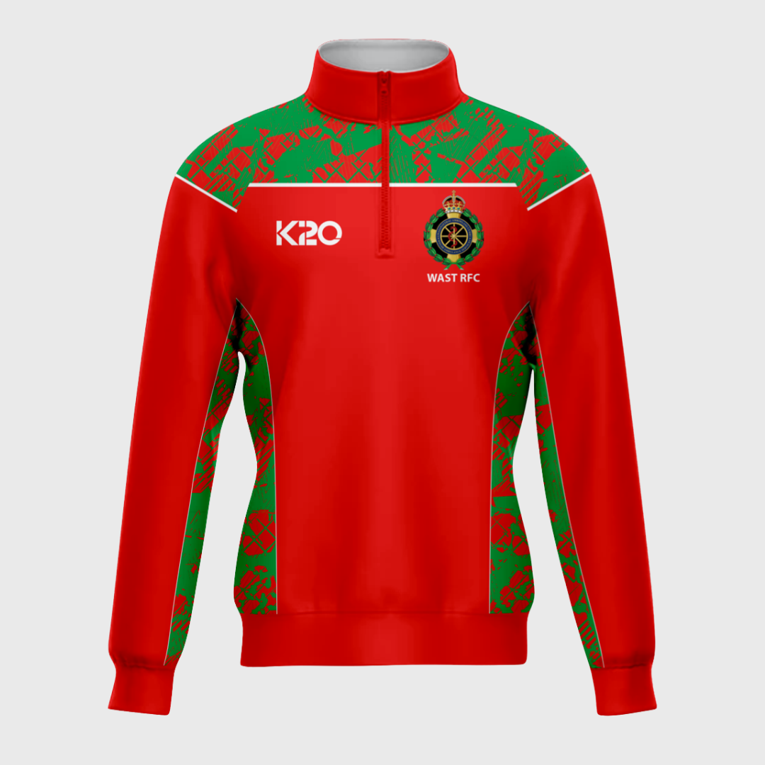 Welsh Ambulance RFC - 1/4 zip (Red)